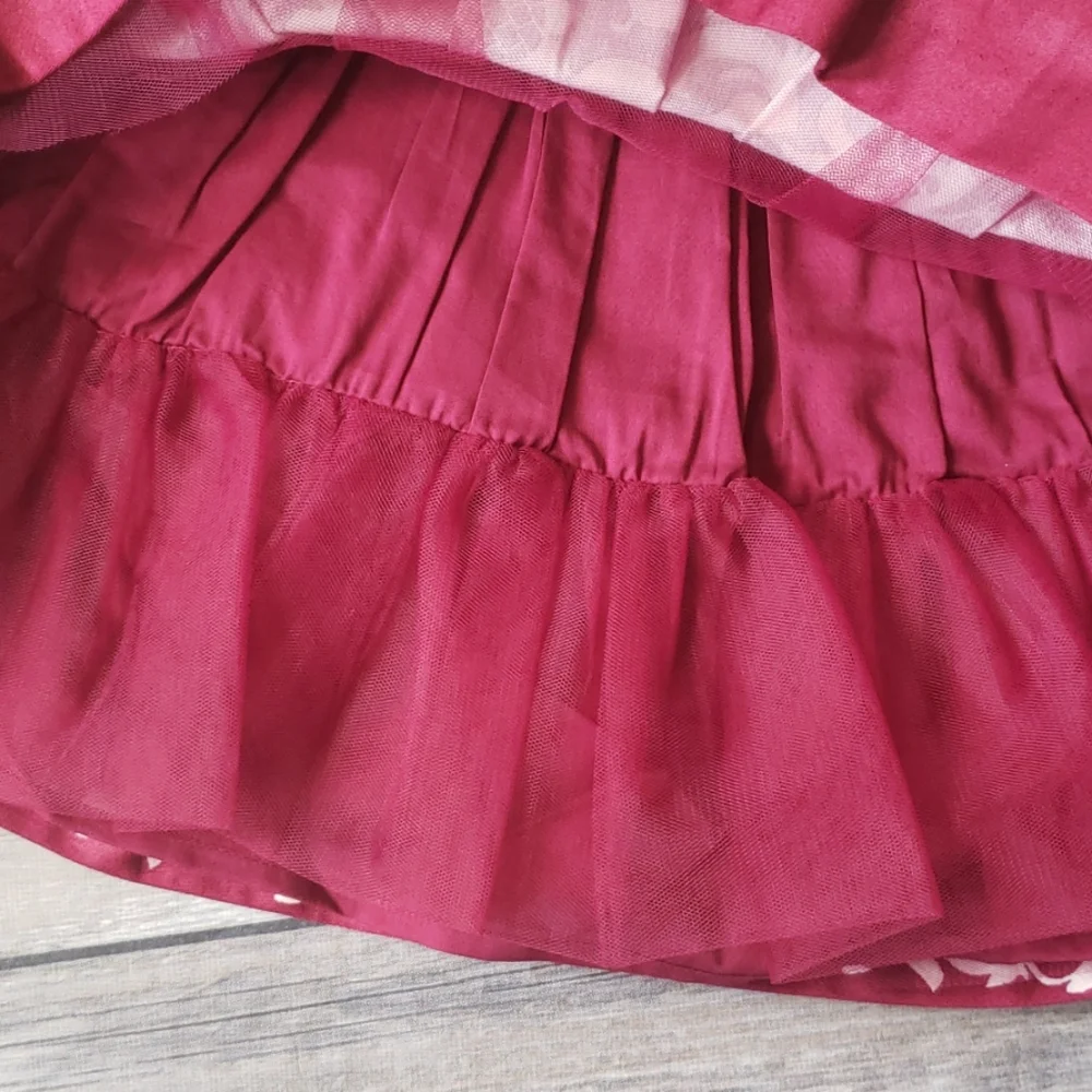 Janie and Jack Baby Girls Lace Print Dress - Picture 4 of 10